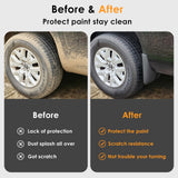 x xotic tech Mud Flaps Splash Guard Compatible with Nissan Frontier S/SV 2022 2023 2024 2025 2026 2027, No Drill Front & Rear Mudguards Fender Protector Set w/Hardware Pickup Truck Accessories(4PCS)