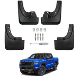 x xotic tech Mud Flaps Splash Guard Compatible with Nissan Frontier PRO-X/PRO-4X 2022-2027, No Drill Front & Rear Mudguards Fender Protector Set w/Hardware Pickup Truck Accessories(4PCS)