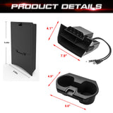 Console Secret Storage Organizer w/ USB Cable Cup Holder For Honda Civic 16-21