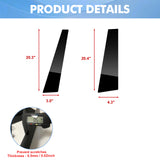 For Toyota Tundra 2007-2021 4PCS Black Pillar Posts Door Trim Piano Cover Kit