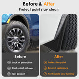 x xotic tech Mud Flaps Splash Guard Compatible with Ford Ranger 2024 2025 2026 Front & Rear Mudguards Fender Flare Dirt Slush Trap Protector Set Pickup Truck Accessories(4PCS)