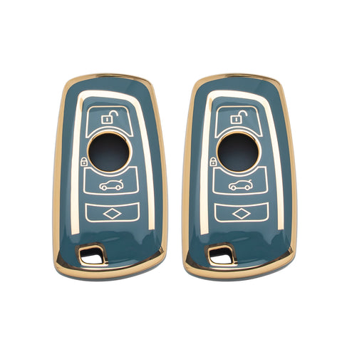 2X TPU Full Cover Smart Key Fob Cover For BMW 1 2 3 4 5 6 7 Series F20/F21