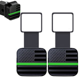 x xotic tech 2 Inch Universal American Flag Tow Hitch Covers, Trailer Hitch Cover Tube Plug Insert, Car Exterior Accessories, Receiver Tube Hitch Plug