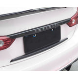 Chrome Delete Blackout Vinyl Overlay for Infiniti Q50 2018-2024 Rear Trunk Trim