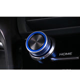 Blue AC Climate Audio Rear Mirror Knob Start Stop Button Cover For Camry 18-2020