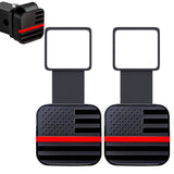 x xotic tech 2 Inch Universal American Flag Tow Hitch Covers, Trailer Hitch Cover Tube Plug Insert, Car Exterior Accessories, Receiver Tube Hitch Plug