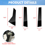 For Honda Civic Sedan 2022-up 6PCS Black Pillar Posts Door Trim Piano Cover Kit