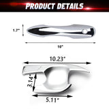 Chrome Exterior Door Handle Bowl Cover Trim Decor Kit For Toyota Camry 2018-2026