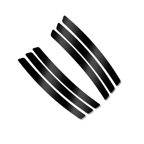6pcs Car Body L&R Side Vent Insert Stripe Decal Vinyl Inlay Sticker Compatible with Chevrolet Camaro 2010-2015 (Glossy Black)