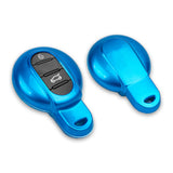 x xotic tech ABS Key Fob Cover Case Shell Holder Protector Compatible with MINI Cooper 3rd Gen F55 F56 F57 F54 Clubman, Gen2 F60 Countryman Smart Key