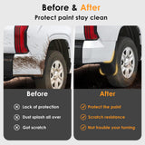 x xotic tech Mud Flaps Splash Guard Compatible with Toyota Tundra 2022-2026 Front & Rear Mudguards Fender Flare Dirt Slush Trap Protector Set Pickup Truck Accessories(4PCS)