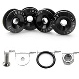 Set Towing Hook+Tire Valve Caps+Quick Release Fasteners For Nissan 370z 2013-18