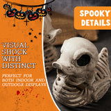 2PCS Duck Skeleton Plastic Bones Halloween Decorations Spooky Graveyard Decor