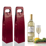Portable Bottle Wine Gift Bag Champagne Beer Holder for Picnic Party, Christmas
