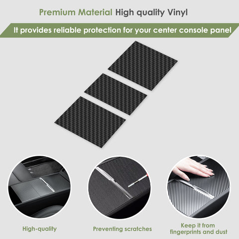 Center Console Wrap Cover Kit For Tesla Model 3 Highland Model Y Juniper 2025+