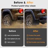 x xotic tech Mud Flaps Splash Guard Compatible with Chevrolet Colorado Z71/WT/LT 2023 2024 2025 2026 Front & Rear Mudguards Fender Flare Dirt Slush Trap Protector Set Pickup Truck Accessories(4PCS)