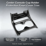 Wood/ Carbon Style Console Cup Holder Frame Trim Accessories For Honda CRV 23-up