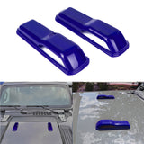 x xotic tech Front Engine Hood Hinge Cover Trim Decoration Exterior Accessories Compatible with Jeep Wrangler JL JLU 2018-up & Gladiator JT Truck 2/4 Door 2020-up (2Pcs)