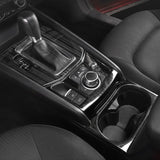 Titanium Console Gear Shift Cup Holder Panel Cover Trim For Mazda CX5 2017-2025