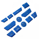 12Pcs Aluminum Center Dashboard Switch Cover Trim For Honda CR-V DX 2017-2022