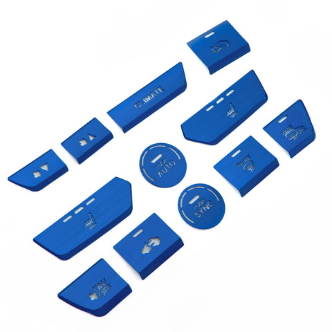 12Pcs Aluminum Center Dashboard Switch Cover Trim For Honda CR-V DX 2017-2022