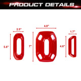 x xotic tech Dome Light Cover Trim Set Decoration Compatible with Jeep Wrangler JL JLU 2018-2023 & Gladiator JT 2020-2023 Interior Accessories(3Pcs)