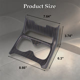 Wood/ Carbon Style Console Cup Holder Frame Trim Accessories For Honda CRV 23-up