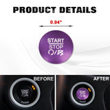 Alloy Engine Start Stop Push Button Cover For Dodge Charger Challenger 2010-2022