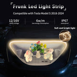 For Tesla Model S 2018-2020 Front Trunk Led Flexible Ambient Lights Decoration