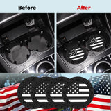 2.75 Inches USA Flag Style Anti Slip Drink Cup Holder Insert Mat Universal Fit