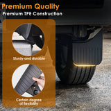 x xotic tech Mud Flaps Splash Guard Compatible with Toyota Tacoma 2024 2025 2026, No Drill Front & Rear Mudguards Fender Protector Set w/Hardware Pickup Truck Accessories(4PCS)