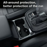 Wood/ Carbon Style Console Cup Holder Frame Trim Accessories For Honda CRV 23-up