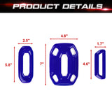 x xotic tech Dome Light Cover Trim Set Decoration Compatible with Jeep Wrangler JL JLU 2018-2023 & Gladiator JT 2020-2023 Interior Accessories(3Pcs)