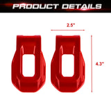 x xotic tech Hood Latches Engine Buckle Bonnet Fastener Cover Trim Decoration Compatible with Jeep Wrangler JL JLU 2018-up & Gladiator JT 2020-up(2Pcs)