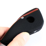 x xotic tech Soft Silicone Key Fob Cover Case Compatible with BMW X7 IX IX3 I5 M60 X1 X2 X3 X5 X6 XM I7 5 7 Series 740i 760i 2023 2024 2025 2026, Intelligent Car Side Button Smart Key Protector