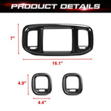 Dash Navigation Screen Air Vent Outlet Molding Cover For Dodge Charger 2015-23
