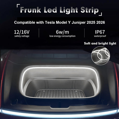 Front Trunk LED Lamp Frunk Light Strip For Tesla Model Y 2025-2026 Accessories