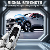 x xotic tech Mech Style Heavy Metal Key Fob Cover Compatible with Nissan Kicks Sentra Versa Rogue Pathfinder 2023 2024 2025, Zinc Alloy Key Case Protector Shell Keychain