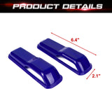 x xotic tech Front Engine Hood Hinge Cover Trim Decoration Exterior Accessories Compatible with Jeep Wrangler JL JLU 2018-up & Gladiator JT Truck 2/4 Door 2020-up (2Pcs)