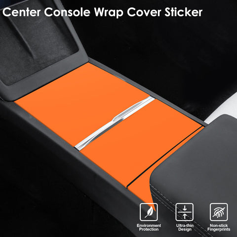 Center Console Wrap Cover Kit For Tesla Model 3 Highland Model Y Juniper 2025+