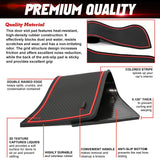x xotic tech Door Slot Mat Compatible with Ford Mustang 2015-2023, Center Console Liner Organizer Non-Slip Cup Holder Insert Groove Door Pocket Pad Car Accessories