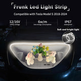 For Tesla Model S 2018-2020 Front Trunk Led Flexible Ambient Lights Decoration