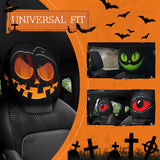 Auto Universal Fit Front Seat Halloween Scary Personalized Mask Head Rest Cover