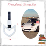 x xotic tech JDM Devil Shaped Tsurikawa Subway Train Bus Handle Straps Drift Charm Rear Bumper Warning Loops Ring for Cars, SUV Interior Exterior Decoration