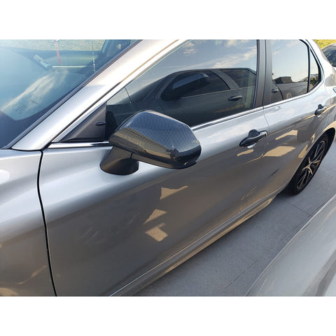 Side Door Mirror Caps + Door Handle Cover Trim For Toyota Camry 2018-2025