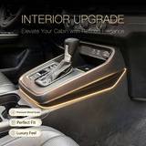 Wood/ Carbon Look Gear Shift Box Side Stripe Cover Accessories For Honda CRV 23+