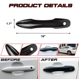 Side Door Mirror Caps + Door Handle Cover Trim For Toyota Camry 2018-2025