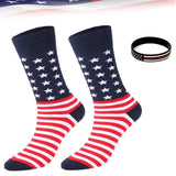 Donald Trump 2024 President MAGA Socks Men's Women's Cotton Novelty Crew Socks