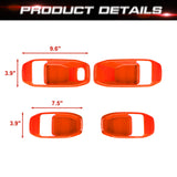 x xotic tech Door Handle Bowl Cover Decor Trim for Jeep Wrangler JL JLU 2018-up Gladiator JT 2020-up Interior Accessories(4Pcs)