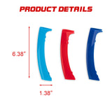 Tri-Colored Front Center Kidney Grille Strips Clip Cover For BMW X5 E53 1999-03